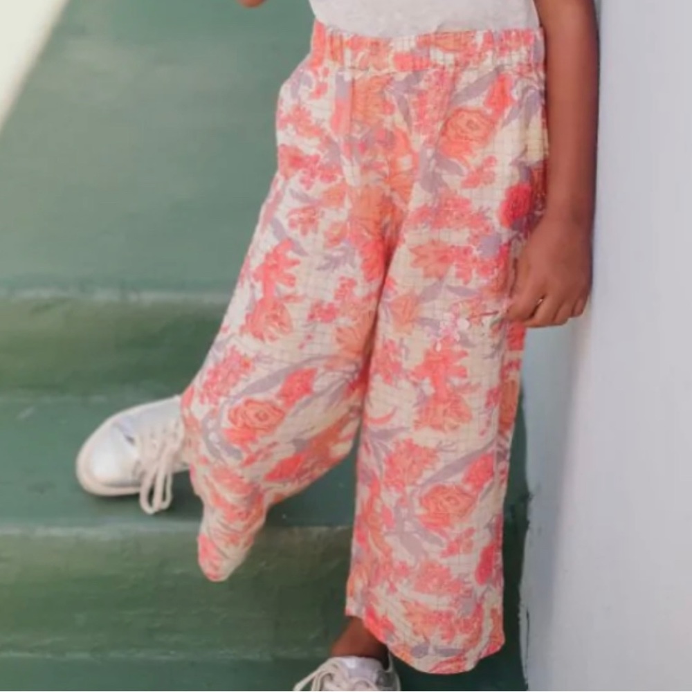 Louise Misha Flor Pants Pink Flower